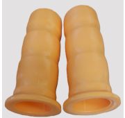 Ручки пластиковые для садовой тачки и строительной тачки, садовой техники) универсальные, NORD 2шт.(оранжевые для трубы 32мм)