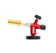 Профессиональная горелка на газовый баллон, пьезоподжиг, металл. корпус// Matrix