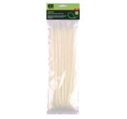 Хомуты пластиковые 300х3,6мм, белые, 100 шт.// Сибртех