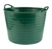Ведро гибкое сверхпрочное, 28 л, зеленое, Россия// Сибртех