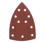 Треугольник абразивный на ворc. подложке под «липучку», перф., P 320, 150х150х100 мм, 5 шт.// Denzel