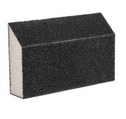 Губка для шлифования, 125 х 75 х 25 мм, трапеция, средняя жесткость, P100// Сибртех