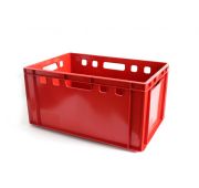 Ящик прямоугольный 600х400х300 сплошной (красный)
