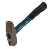 Молоток слесарный, 800 г, квадратный боек, фибергласовая обрезиненная рукоятка Gross