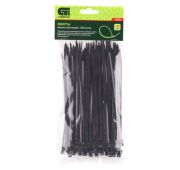 Хомуты, 180 x 3.6 мм, пластиковые, черные, 100 шт Сибртех