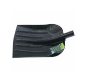 Лопата снеговая, 380х330 мм, без черенка, стальная эмалированная (АМЕТ) // Россия