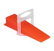 Комплект зажим + клин для системы выравнивания плитки СВП Ворота XL, 50/50 шт. в пакете// Matrix