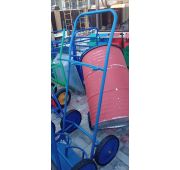 Тележка для баллонов КП-2 (пропан+кислород) колеса литые 330х50 ось 21мм