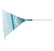 Грабли веерные стальные, 550 х 1550 мм, 22 плоских зуба, лакированный черенок, Luxe, Palisad