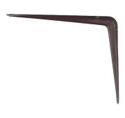 Кронштейн угловой с ребром, 200 x 250 мм, коричневый// Сибртех