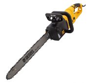 Пила цепная электрическая EDS-2200, 2,2кВт,продольная,шина 45см,шаг 3/8, паз 1,3мм, 62зв// Denzel