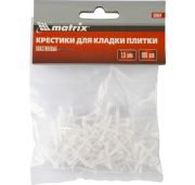 Крестики, 1.5 мм, для кладки плитки, 100 шт Matrix