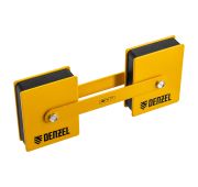 Фиксатор магнитный шарнирный для сварочных работ усилие 2x50 LB// Denzel