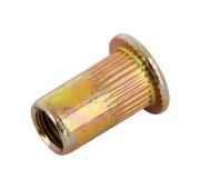 Заклепки резьбовые, стальные, оцинкованные, М5, пластиковый кейс, 100 шт.// Denzel