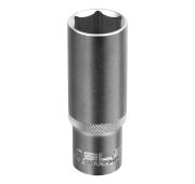Головка торцевая удлиненная, 21 мм, шестигранная, CrV, под квадрат 1/2 Stels