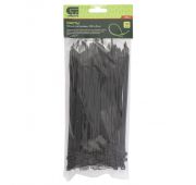 Хомуты пластиковые 200х4,8мм, черные, 100 шт// Сибртех