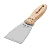 Шпательная лопатка из нержавеющей стали, 60 мм, буковая рукоятка, EFP// Matrix