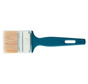 Кисть флейцевая «Эксперт», 25*6, натуральная щетина, пластиковая ручка