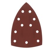 Треугольник абразивный на ворc. подложке под «липучку», перф., P 600, 150х150х100 мм, 5 шт.// Denzel