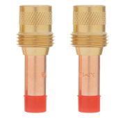 Держатель цанги с газовой линзой для электрода 2,4 мм, 2 шт//Denzel