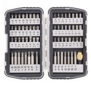 Набор бит, магнитный адаптер, CrV, пластиковый кейс, 64 шт. Matrix
