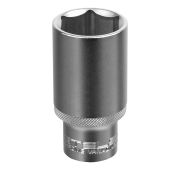 Головка торцевая удлиненная, 32 мм, 6-гранная, CrV, под квадрат 1/2