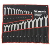 Набор ключей комбинированных, 6-32 мм, 25 шт, CrV, матовый хром Matrix