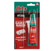 Силиконовый термостойкий маслобензостойкий герметик 300  HT 50 гр. Красный (24)