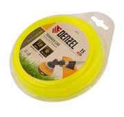 Леска для триммера, звезда 3 мм х 15 м, блистер Flex cord Denzel