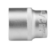 Головка торцевая, 27 мм, двенадцатигранная, CrV, под квадрат 1/2, хромированная Stels