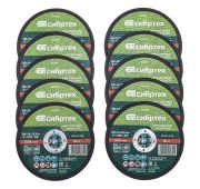 Круг отрезной по металлу, 125 х 1,0 х 22,2 мм, 84%A+16%B, в метал.банке, 10 шт. Сибртех