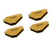 Набор из 4 магнитных фиксаторов для сварочных работ// Denzel