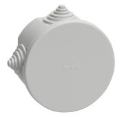 Коробка распаячная для о/п d75х40мм IP44 (RAL7035, 4 гермоввода) ИЭК