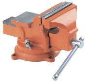 Тиски слесарные, 200 мм, поворотные, с наковальней// SPARTA