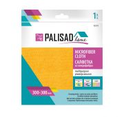 Салфетка универсальная из микрофибры 300 x 300 мм, оранжевая, Home Palisad