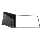 Движок для уборки снега пластиковый, 695х540х1460 мм, стальная рукоятка, Россия// Сибртех