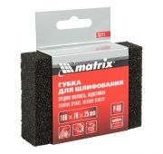 Губка для шлифования, 100 х 70 х 25 мм, средняя плотность, P 40 Matrix
