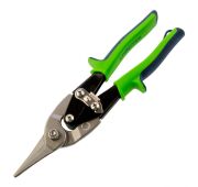 Ножницы по металлу, 250 мм, прямой рез, сталь С55, двухкомпонентные рукоятки СИБРТЕХ