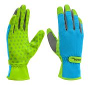 Перчатки садовые на липучке,силиконовое нанесение, размер 9, Luxe// Palisad