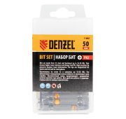 Бита PH2х50, сталь S2, 30 шт., шестигранный профиль, пластиковая коробка, Е 6,3 Denzel