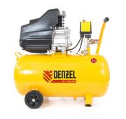 Компрессор пневматический 1,5кВт, 206л/мин, 50л//DENZEL
