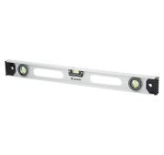 Уровень алюминиевый «Рельс», 1000 мм, 3 глазка (1 поворотный) Matrix