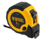 Рулетка 3м х 16мм, двухкомп. корпус, кнопка-пауза// Denzel