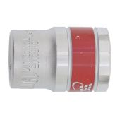 Головка торцевая, 17 мм, 12-гранная, CrV, под квадрат 1/2