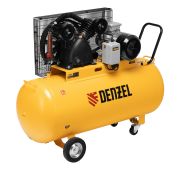 Компрессор воздушный рем. привод BCV 5500-T/270, 5,5 кВт, 270 литров, 850 л/мин// Denzel