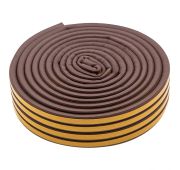 Уплотнитель резиновый, 12 м, профиль «D», коричневый Сибртех