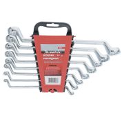 Набор ключей накидных, 6-22 мм, CR-V, 8 шт, полированный хром Matrix