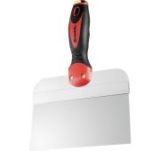 Шпатель фасадный из нержавеющей стали, 300 мм, двухкомпонентная ручка, широкое полотно Matrix