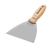Шпательная лопатка из нержавеющей стали, 120 мм, буковая рукоятка, EFP// Matrix
