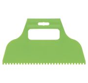 Шпатель для клея, пластмассовый, зубчатый 4 х 4 мм Сибртех